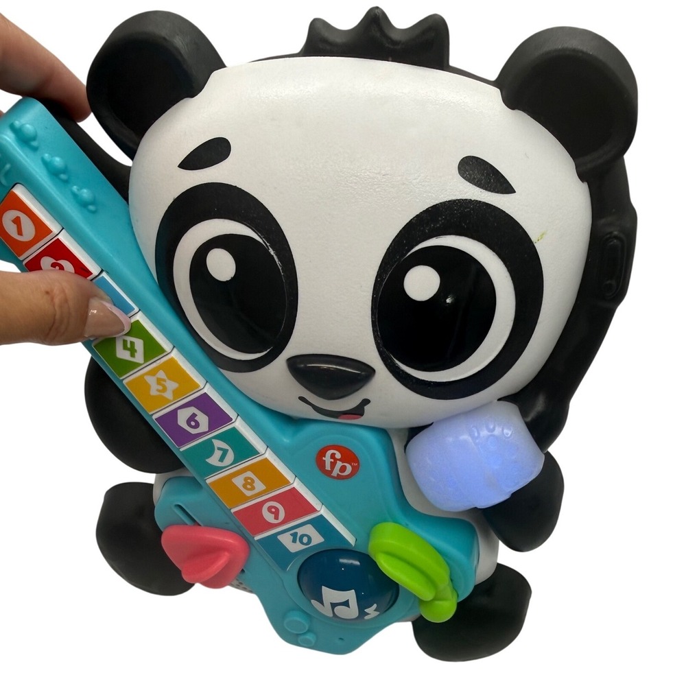 Fisher Price Link Squad Jam and Count Panda Musical Learning Toy WORKS great!